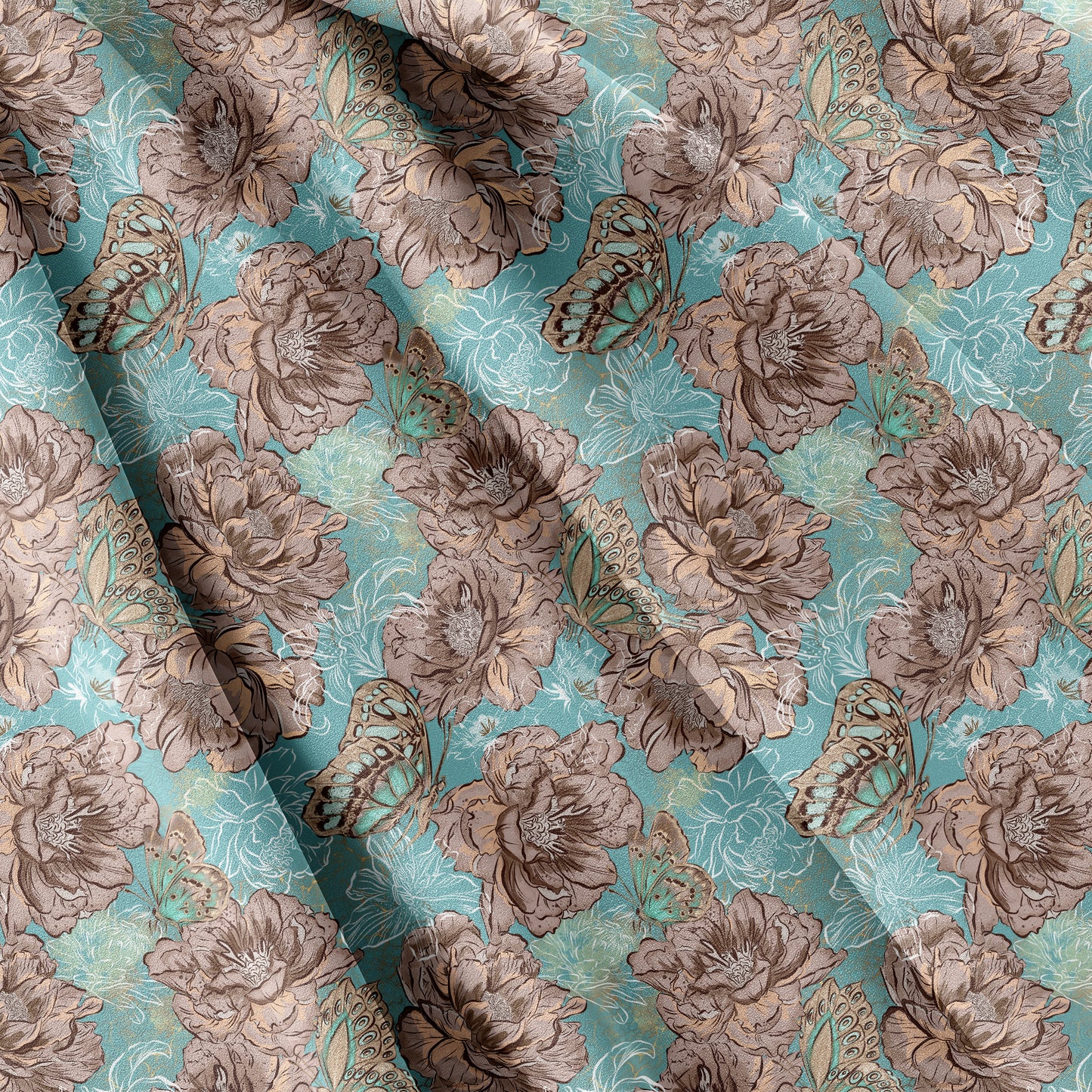 Butterflies & roses - Tiffany