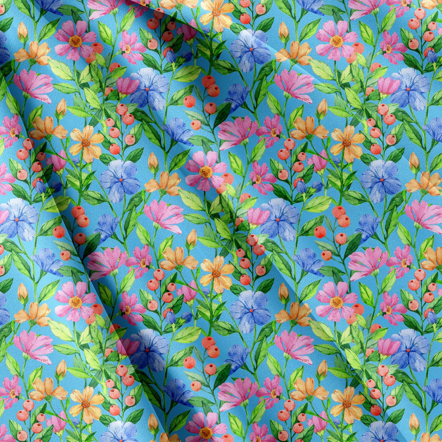 Garden in Blue