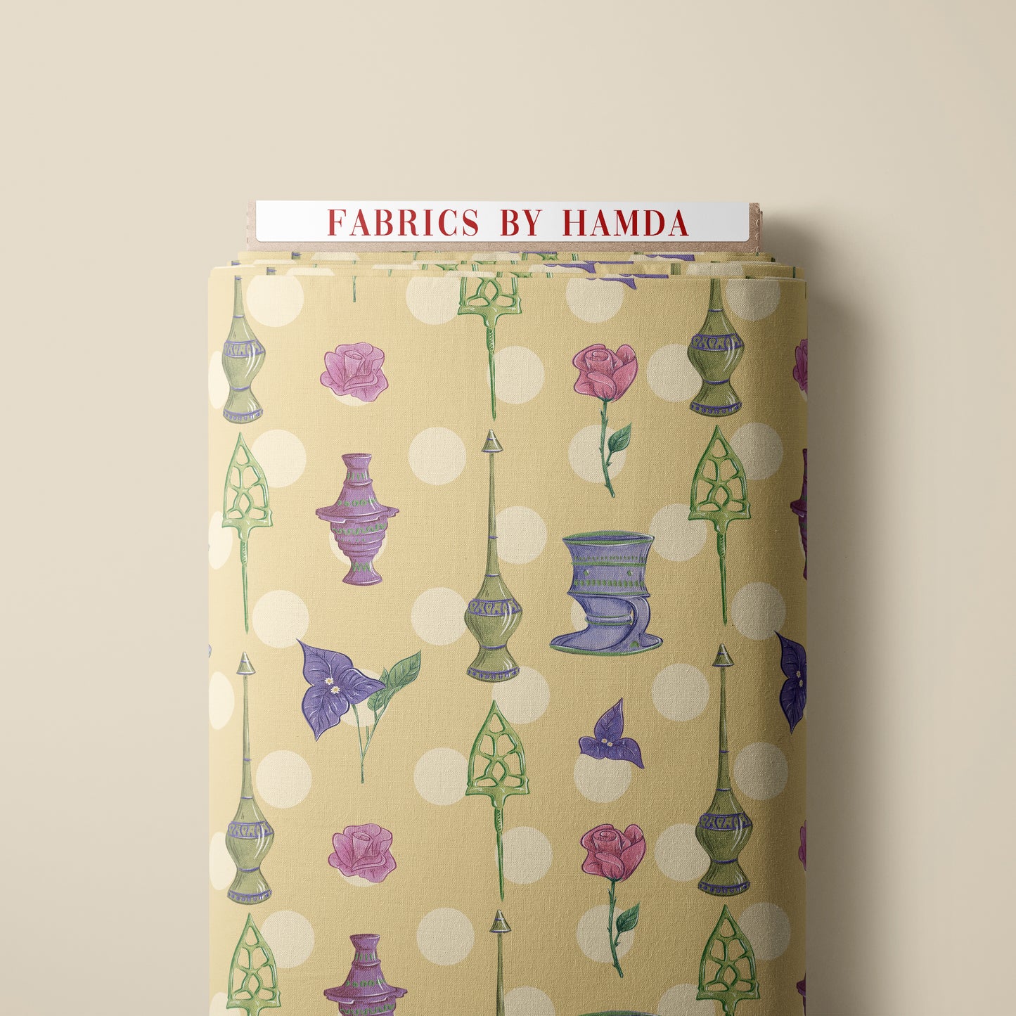 Merwad- yellow polka dot