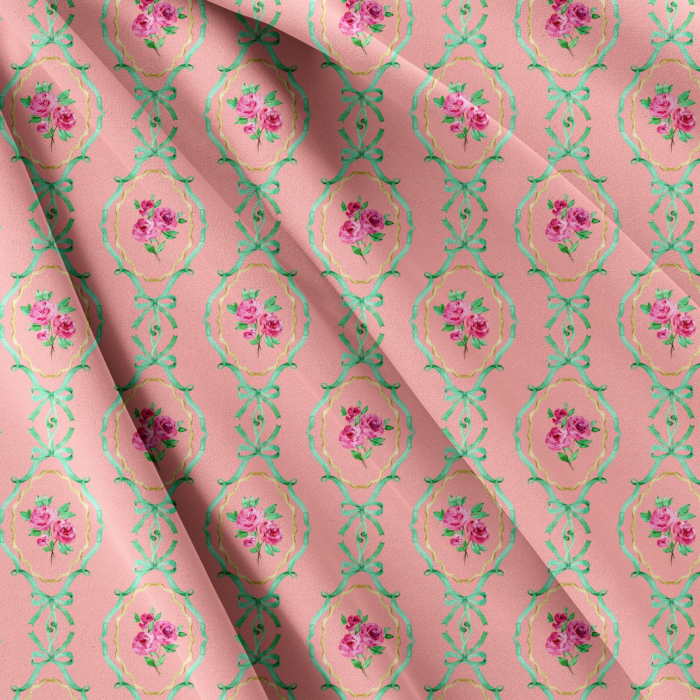 Rosy in blush pink