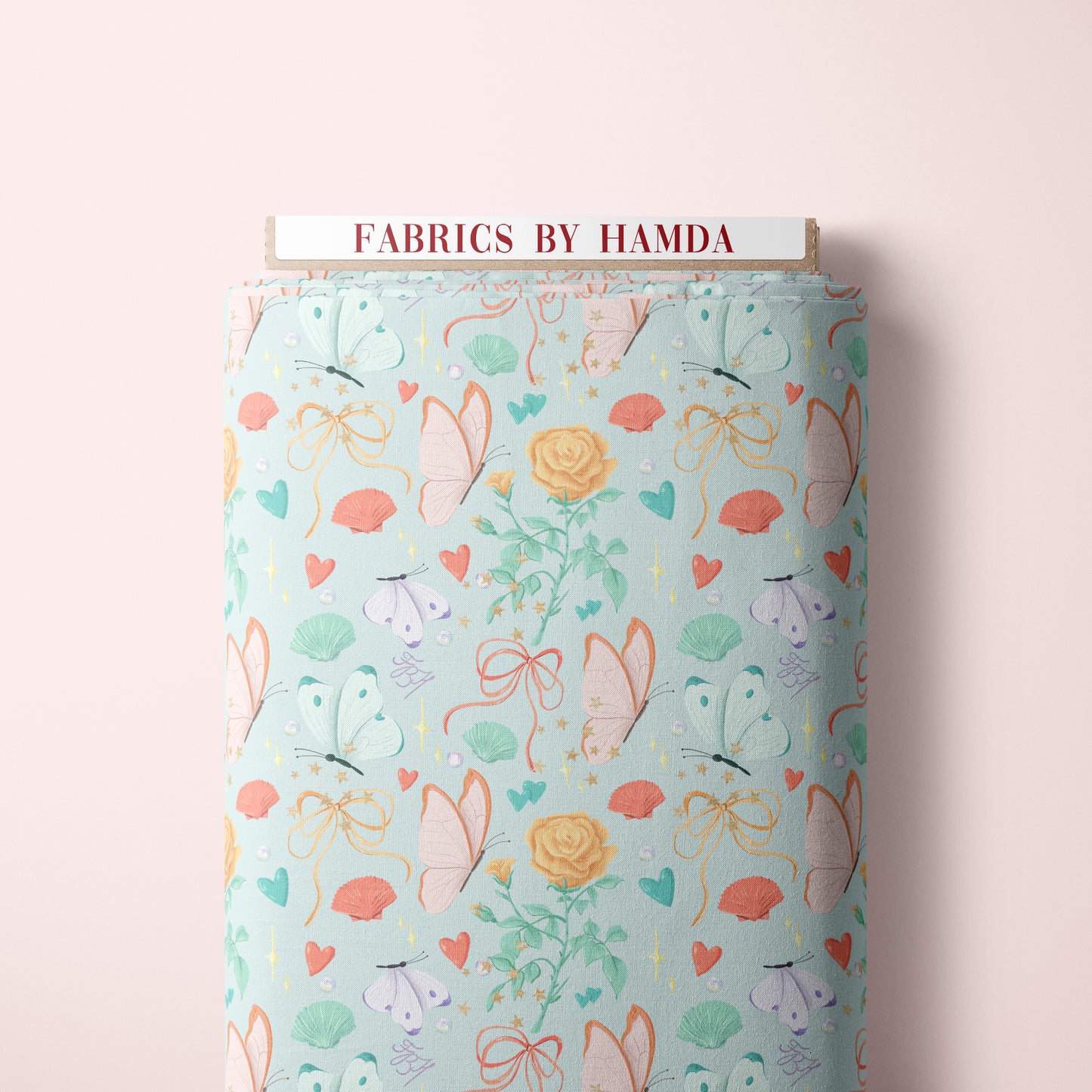 Butterflies & bows in Tiffany