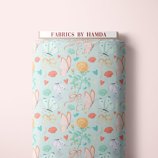 Butterflies & bows in Tiffany