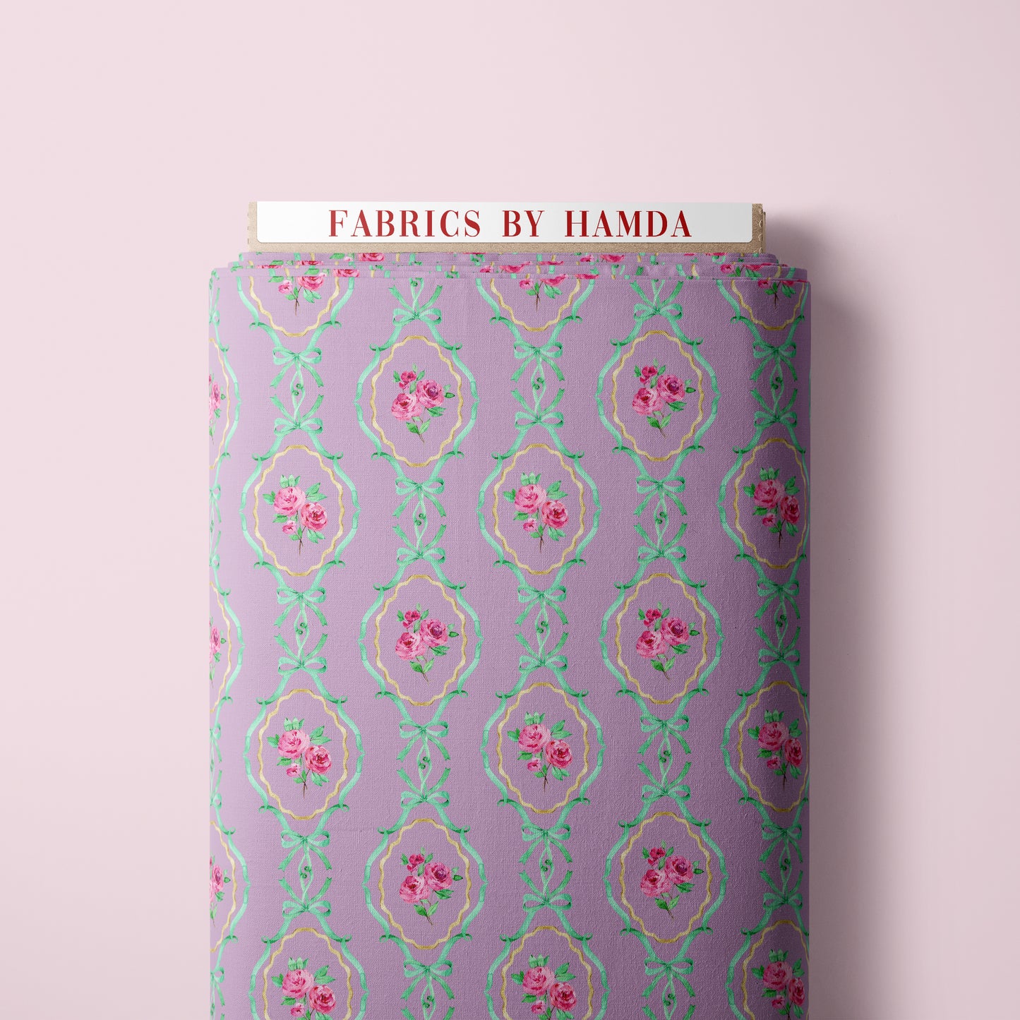 Rosy in soft violet