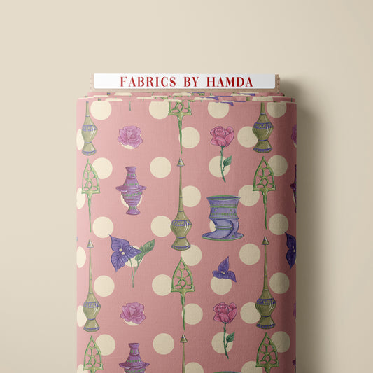 Merwad - pink polka dot