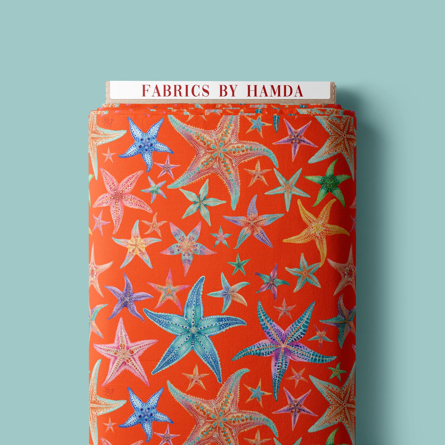 Starfish in orange